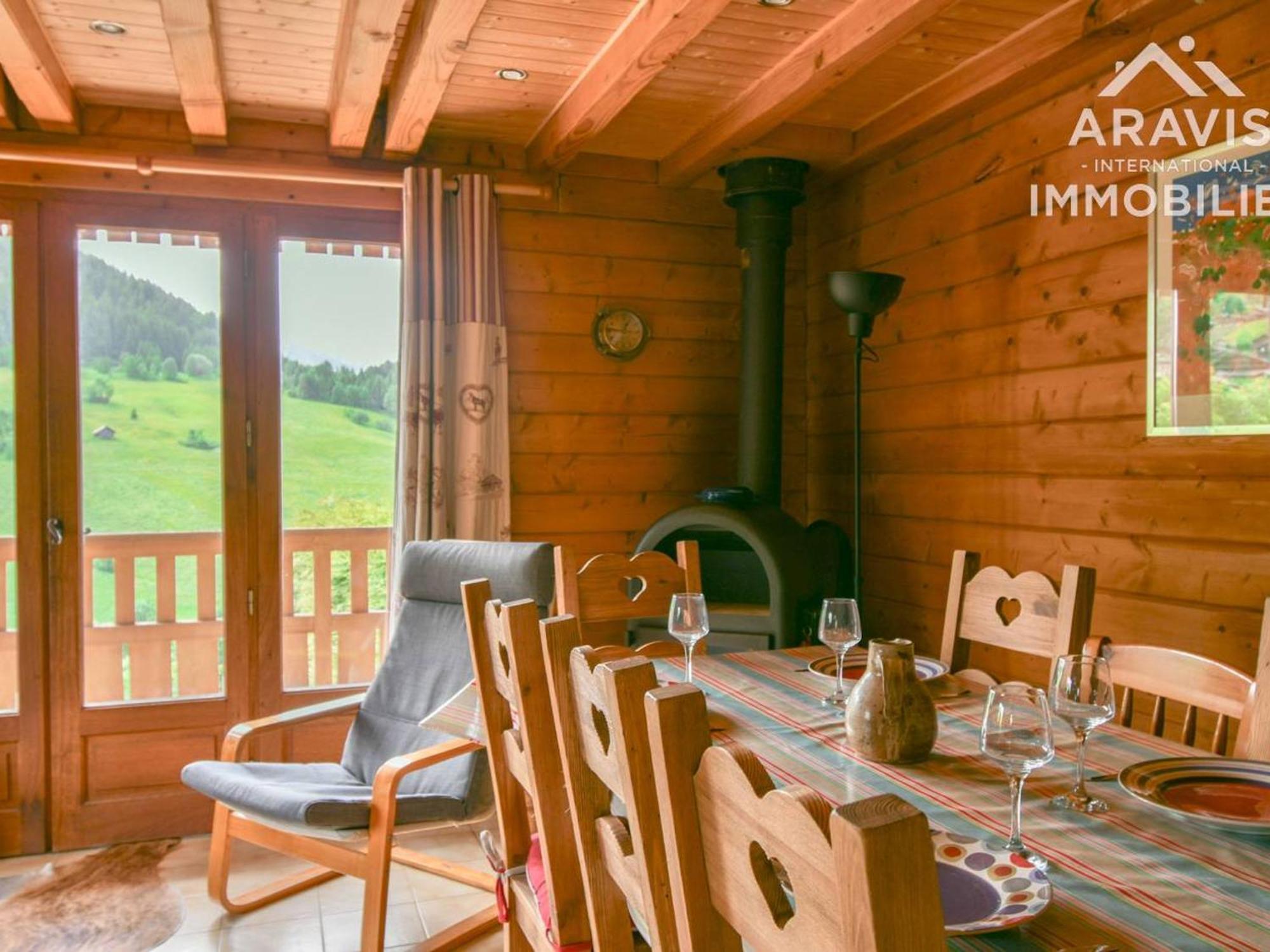 Chalet Cosy, 4 Chambres, 8 Pers, Proche Commerces, Terrasse, Parking, Wifi - Fr-1-391-150 Le Grand-Bornand Exterior foto